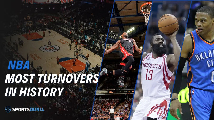 10 Players with Most Turnovers in NBA History